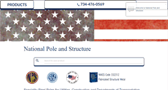 Desktop Screenshot of nationalpoleandstructure.com