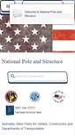 Mobile Screenshot of nationalpoleandstructure.com